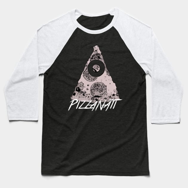 Pizzanati Baseball T-Shirt by GodsBurden